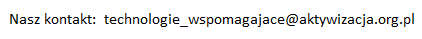 technologie wspomagajaceaktywizacja